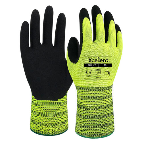 Rutschfester Handschuh - 2111 - Xcellent Safety GmbH - Arbeit / für die Automobilindustrie / Industrie