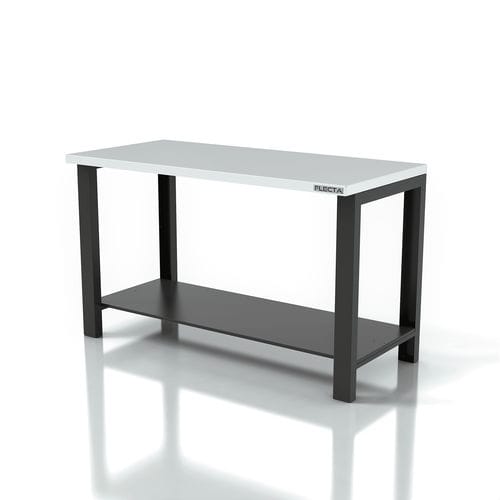 Edelstahl-Werkbank - AR-FL041 - FLECTA - Fachboden / robust