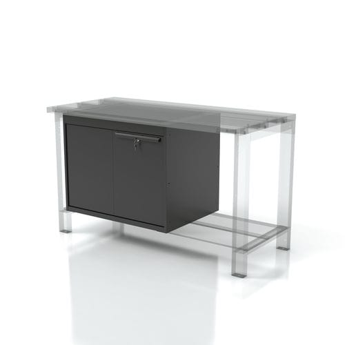 Lagerschrank - AR-FL057.01 - FLECTA - Unterbau / doppeltürig / Schließfach