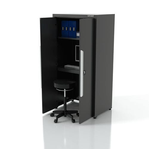 Büroschrank - AR-FL013 - FLECTA - bodenstehend / Fachböden / doppeltürig