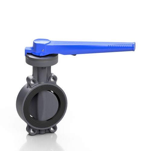Absperrklappe - PROFLOW® H - Effast - manuell / Hebel / Durchsatzkontrolle