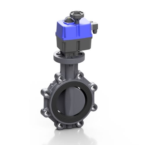 Absperrklappe - PROFLOW® P - Effast - elektrisch betrieben / Steuerung / Stell