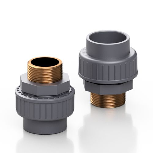Reduzier-Hydraulikadapter - RCRBND series - Effast - innen / außen gerillt / Messing