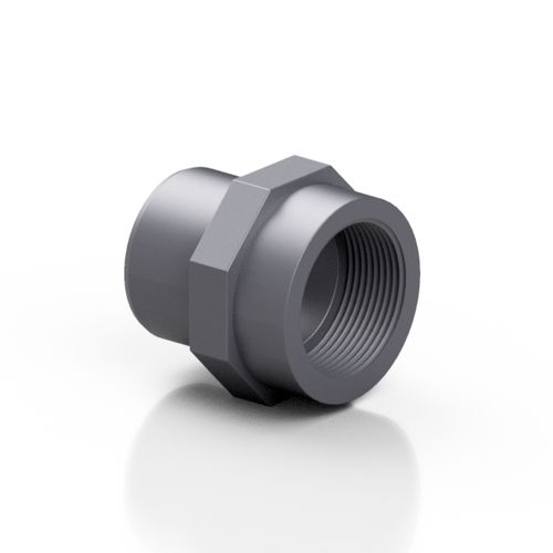 Industrie-Hydraulikadapter - RCRAFC series - Effast - außen / innen rilliert / PVC-U