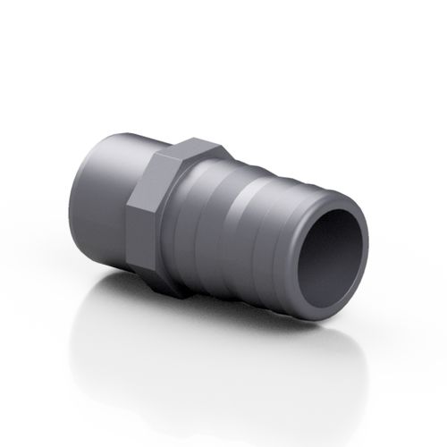 Hydraulikadapter für Rohre - RDRPGD series - Effast - geschweißt / innen rilliert / PVC-U