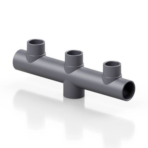 3-Wege-Verteilerblock - RDRCLD series - Effast - PVC-U / geschweißt