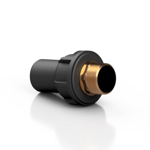 Industrie-Hydraulikadapter - REPMAM series - Effast - Gewinde / Messing / Polyethylen