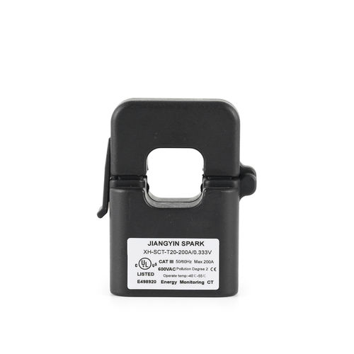 Stromsensor mit Wandler - XH-SCT-T20 - Jiangyin Spark Electronic Technology Co.,LTD - Zange / einphasig / AC