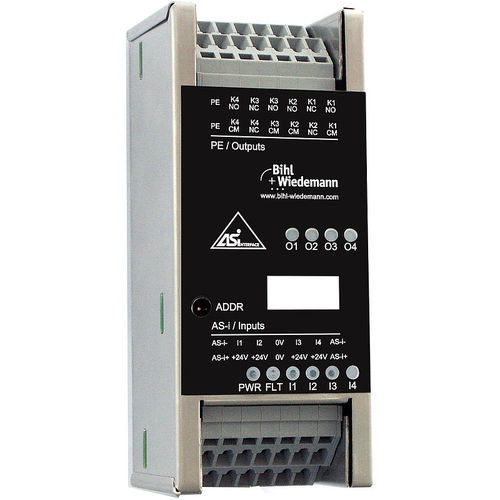Digitales E/A-Modul - BW1926 - Bihl+Wiedemann GmbH - ASi / 4 Digitaleingänge / 4 Relaisausgänge