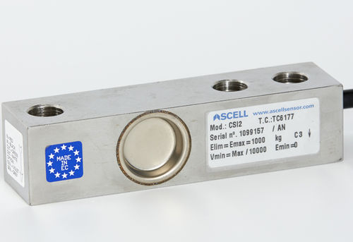 Scherstab-Wägezelle - CSI - Ascell Sensor,S.L. - Balkentyp / Dehnungsmessstreifen / Edelstahl