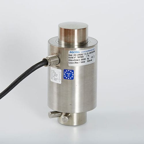 Druckkraft-Wägezelle - CCI-K - Ascell Sensor,S.L. - Inline / Dehnungsmessstreifen / für Silo