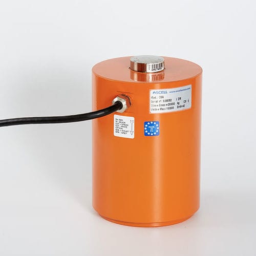 Druckkraft-Wägezelle - CSA - Ascell Sensor,S.L. - zylindrisch / Dehnungsmessstreifen / für Silo