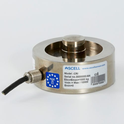 Druckkraft-Wägezelle - CRI C3 - Ascell Sensor,S.L. - Knopf / für Trichter / für Silo