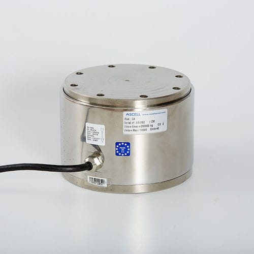 Druckkraft-Wägezelle - CA - Ascell Sensor,S.L. - Knopf / für Silo / OIML