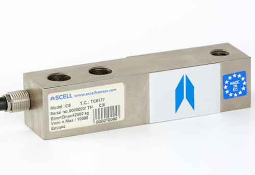 Scherstab-Wägezelle - CS  - Ascell Sensor,S.L. - Balkentyp / Dehnungsmessstreifen / Stahl