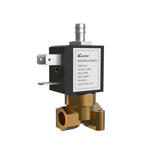 Direktgesteuertes Magnetventil - KVEY15 - Kamoer Fluid Tech (Shanghai) Co.,LTD. - 2-Wege / Wasser / für Gas