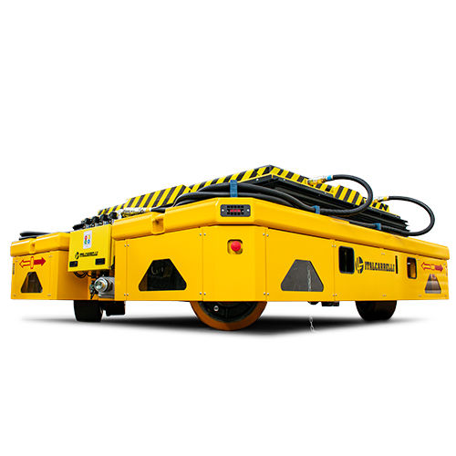 2-Achsen-Elektrotransporter - Floating Platform - Italcarrelli - bidirektional / Innen- und Außenbereich / mit superweichem Rad