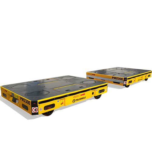 Batteriebetriebener selbstfahrender Wagen - P230E - Italcarrelli - 2-Achsen / modular / bidirektional