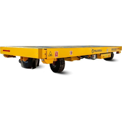 Batteriebetriebener selbstfahrender Wagen - PM100E - Italcarrelli - 2-Achsen / bidirektional / für den Innenraum