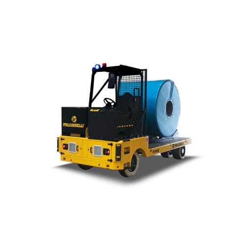 Batteriebetriebener selbstfahrender Wagen - P300E - Italcarrelli - 2-Achsen / für Spulen / bidirektional