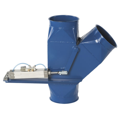 Pneumatisch betriebene Rohrweiche - RGBM - Nordfab - für pneumatische Förderung / für pulverförmiges Gut / für Getreide
