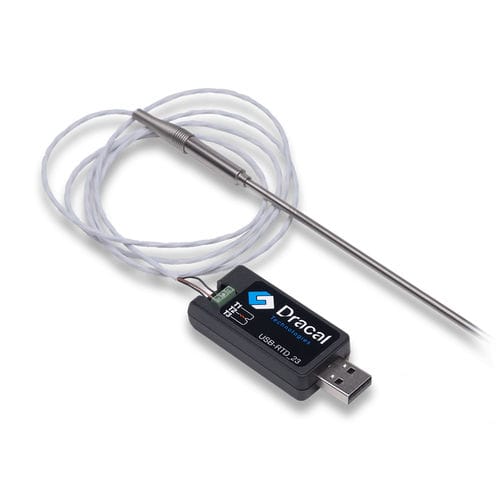Netzadapter für Temperatursensor - RTD_23 - Dracal Technologies Inc. - USB / DIN