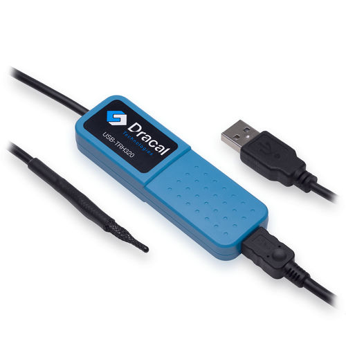 Feuchte- und Temperatursensor / relativ - TRH320 - Dracal Technologies Inc. - mobil / USB / Präzision