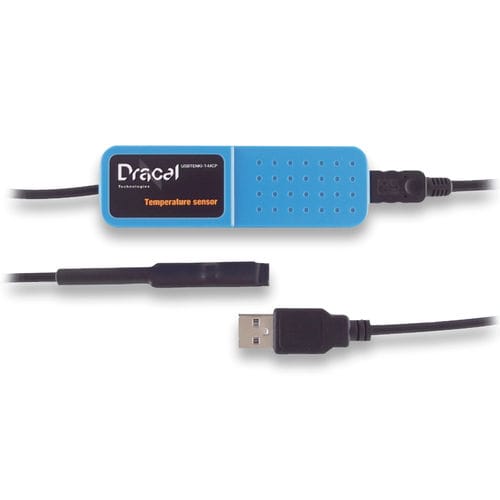 Dünnschicht-Temperatursensor - TMP125 - Dracal Technologies Inc. - digital / USB / für Prüf- und Verfahrenstechnik