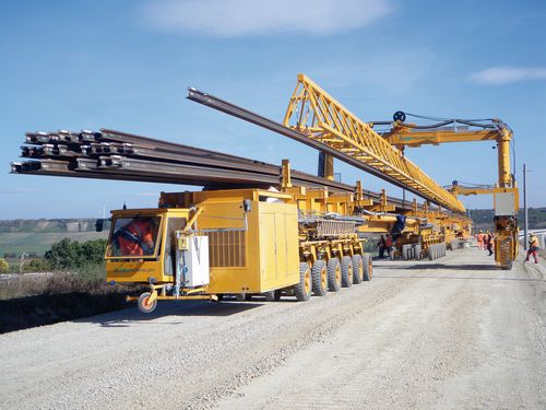Selbstfahrender Wagen / 6-Achsen - Tire Trolley 50 - Eden Tech Srl - für Baustelle