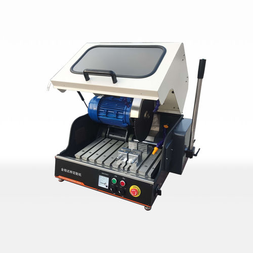 Schneidemaschine für Metallographieanwendungen - JDQ-100 - Laizhou Lailuote Test Instrument Co., Ltd. - dreiphasig / manuell