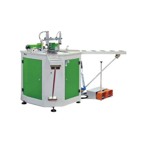 Eckverbindungspresse für Aluminiumprofile - AS 456 - INO Machinery Inc. - halbautomatisch / pneumatisch / pedalbetrieben