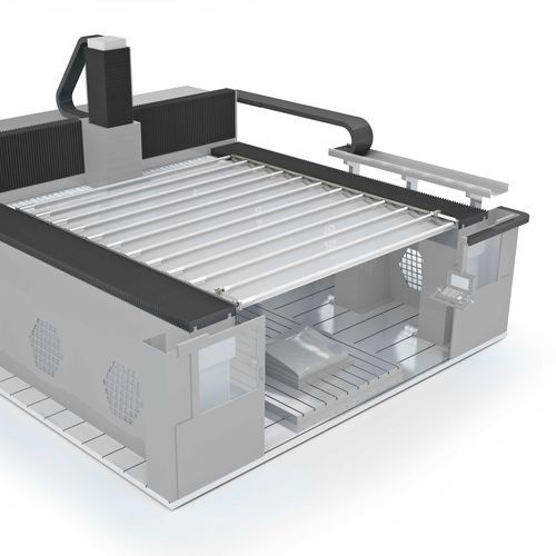 Maschinen-Dachabdeckung für Bearbeitungszentrum - WAVE COVER - PEI srl - modular