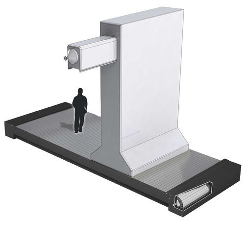 Rolloabdeckung für Bearbeitungszentrum - PEI srl - horizontal / Metall