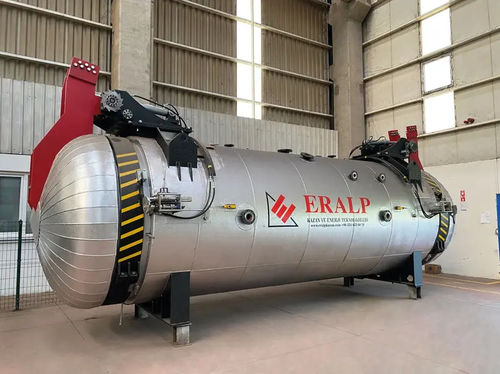 Autoklav für Gummi - ERALP KAZAN VE ENERJİ TEKNOLOJİLERİ - Prozess / horizontal