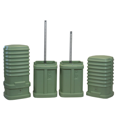Gehäuse für Pfostenmontage - B05 & B06 SERIES - Charles Industries - rechteckig / für Reihenklemme / Lager