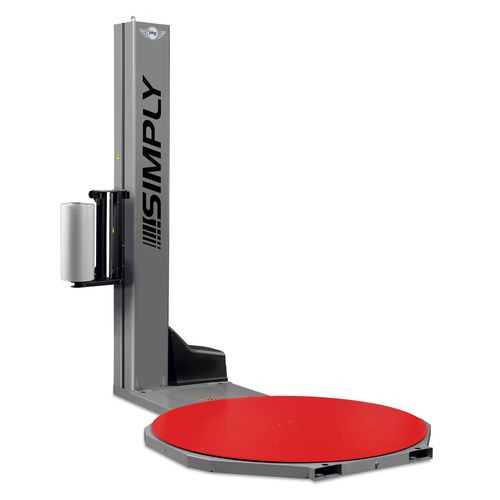 Stretchwickler mit Drehteller - pkg - halbautomatisch / mit mechanischer Bremse / Paletten