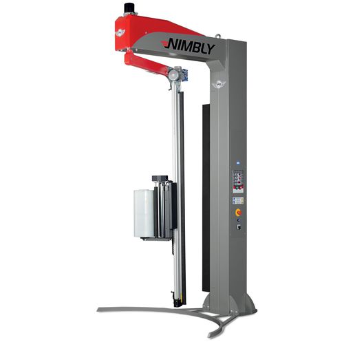 Stretchwickler mit Dreharm - Nimbly EB - pkg - halbautomatisch / mit mechanischer Bremse / Folien