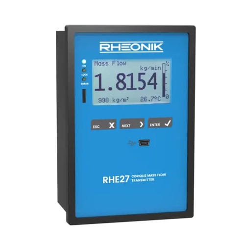 Coriolis-Durchflusstransmitter - RHE 27 - Rheonik Messtechnik GmbH - Massen / für Flüssigkeiten / Gas