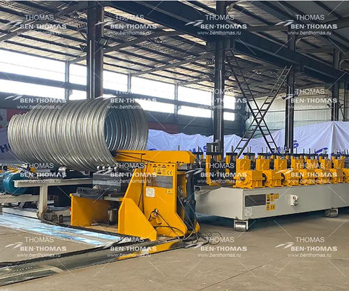 Profil-Produktionsanlage - Thomas Machinery Manufacturing Co. Ltd. - Spiralrohr / automatisch / für Baustellen