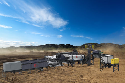 Transportierbarer Asphaltmischanlage - PAC-120 / PARS - POWER ASPHALT MACHINES LTD - mobil / kontinuierlich