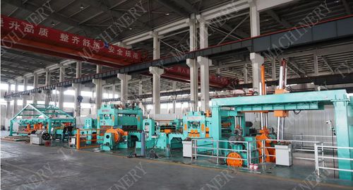 Guillotine-Querteilanlage - CTL -  FOSHAN TE XIANG MACHINERY CO., LTD - für Aluminium / für Stahl / für Edelstahl