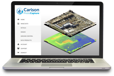 Bildverarbeitungssoftware - Carlson Software - Land-Vermessung / 3D
