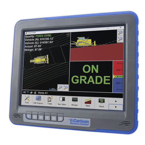 Control Terminal / mit Touchscreen - GRADE - Carlson Software - mobil / GPS / Steuerung