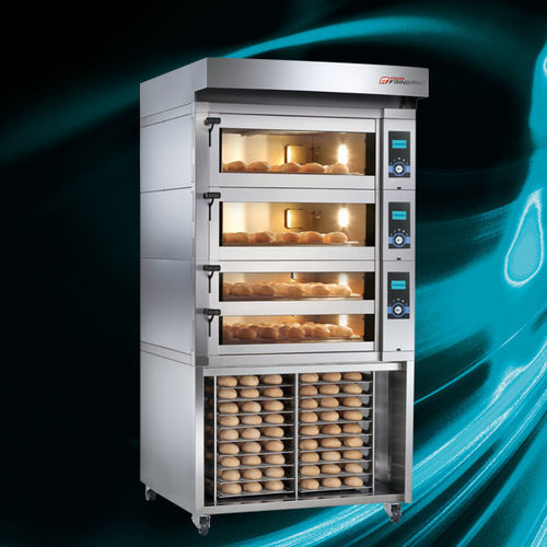 Etagen-Lebensmittelofen - EBO series - SAS FRINGAND - für Brot / Back / Dampf