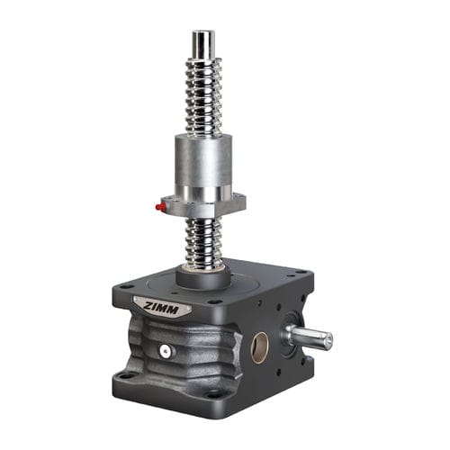 Kugelgewindespindel-Spindelhubgetriebe - ZE series - ZIMM GmbH - mit Schnecke / Aluminium