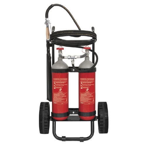 Feuerlöscher / Gas (CO2) - MBK15-536-A0D - MOBIAK - auf Rädern