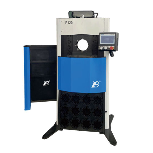 Schlauchpresse - YB-P120 - Guangzhou YuBen Hydraulic Technology Co., Ltd. - automatisch / pedalbetrieben / mit großem Fassungsvermögen