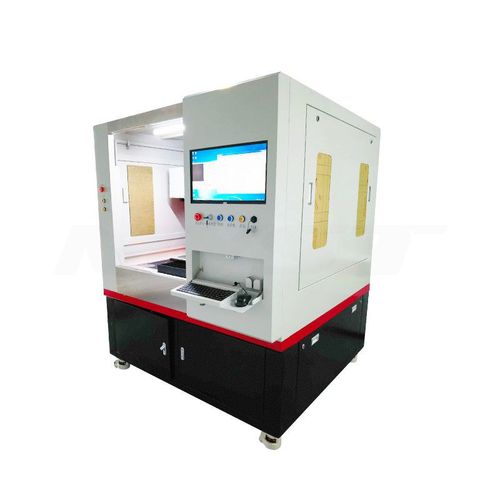 Laser-Schneidemaschine - Jinan Lingxiu Laser Equipment Co., Ltd - für Glas / für Platten / CNC
