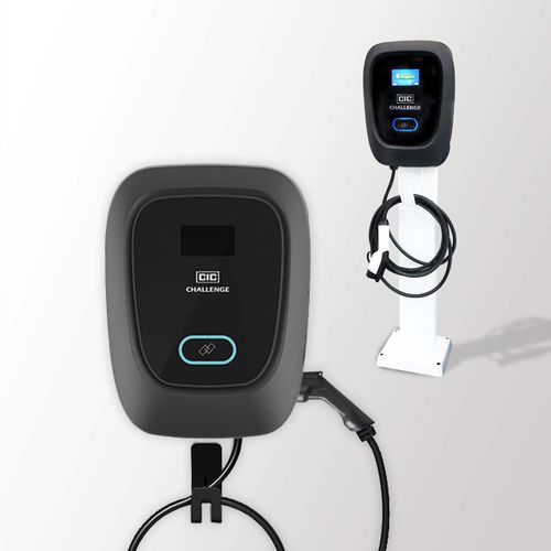 Batterieladegerät für Elektrofahrzeug - AC series - CHALLENGE INDUSTRIAL CO., Ltd - bodenstehend / digital