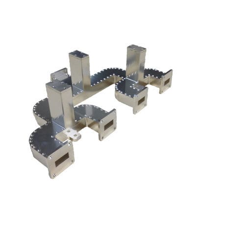 Hochleistungs-Schaltkasten - CO-4-9100-9600-150-WR90 - DETI Microwave